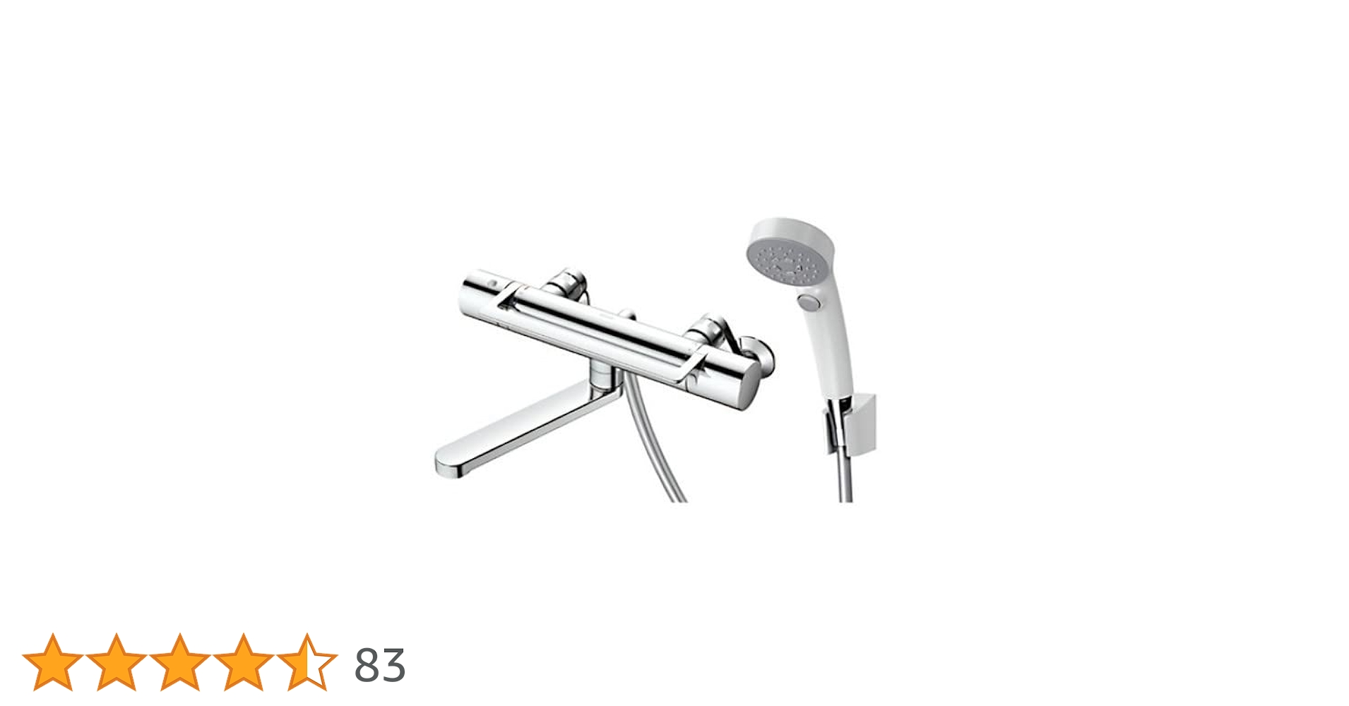 Amazon | TOTO 浴室用 壁付サーモスタット混合栓 170mm アーチハンドル